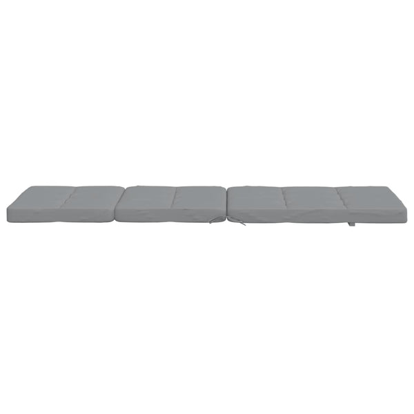 vidaXL Sun Lounger Cushions 2 pcs. Grey Oxford Fabric