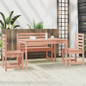 vidaXL 4-Piece Garden Dining Set Solid Douglas Fir Wood