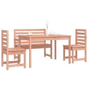 vidaXL 4-Piece Garden Dining Set Solid Douglas Fir Wood
