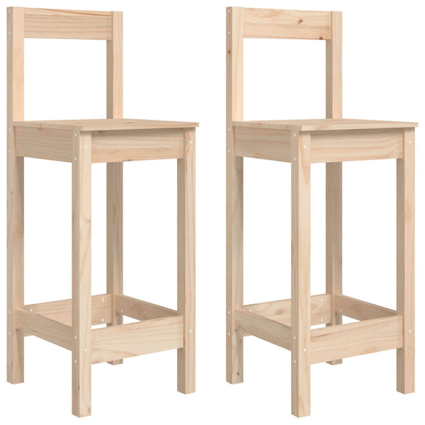 vidaXL 3-Piece Garden Bar Set Solid Pinewood
