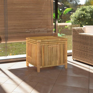 vidaXL Garden Storage Box 60x52x55 cm Bamboo