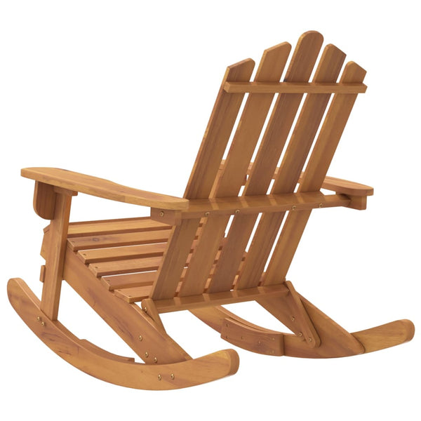Adirondack Schaukelstuhl Akazie Massivholz