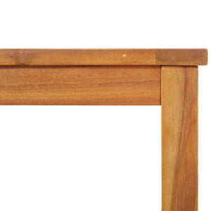 Akazie Couchtisch 40x40 cm Massivholz