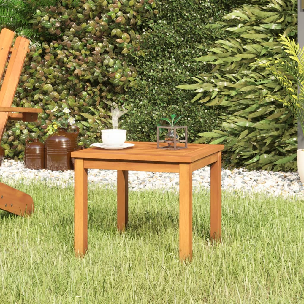 Akazie Couchtisch 40x40 cm Massivholz