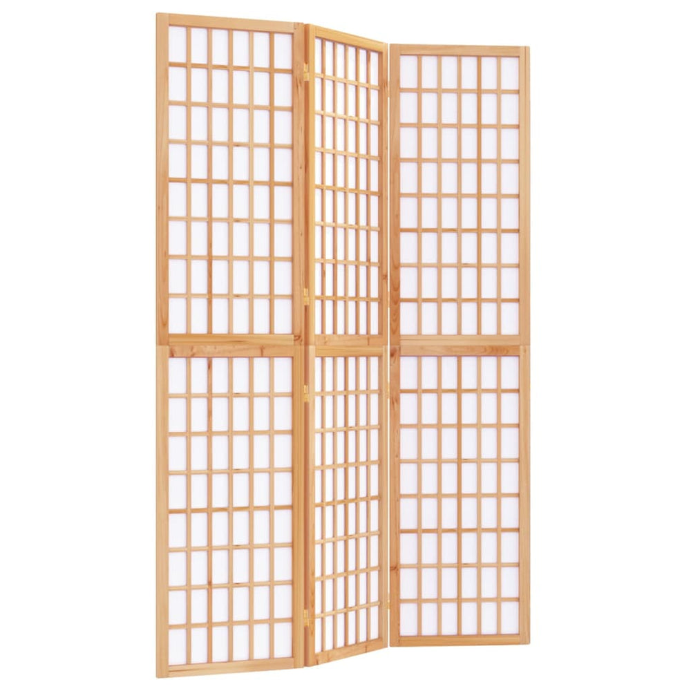 vidaXL 3-Panel Japanese Style Folding Room Divider 120x170 cm