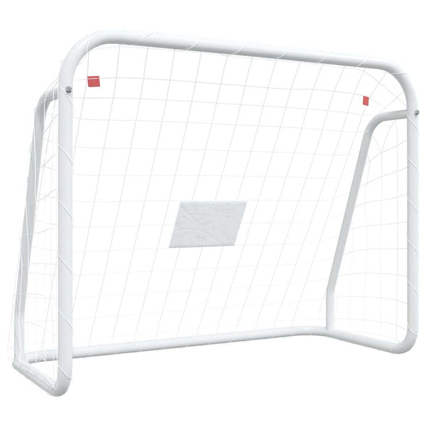 Fußballtor mit Netz 125cm Weiß