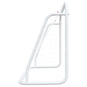 Fußballtor mit Netz 125cm Weiß