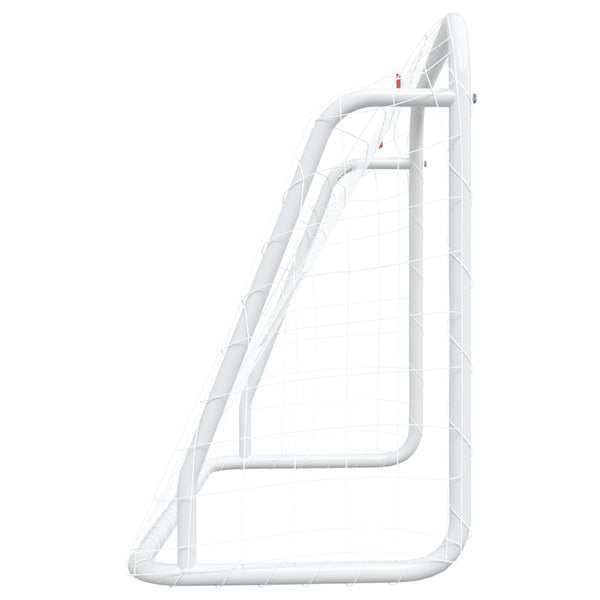 Fußballtor mit Netz 125cm Weiß