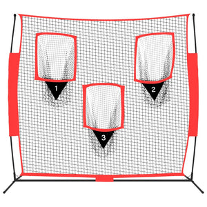 Tragbares Baseballnetz 183x105x183cm