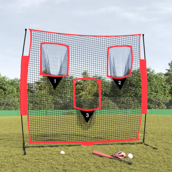 Tragbares Baseballnetz 183x105x183cm