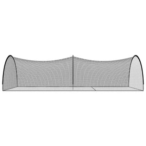 Baseball Schlagkäfig 900x400x250cm Schwarz