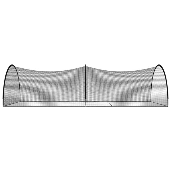 Baseball Schlagkäfig 900x400x250cm Schwarz