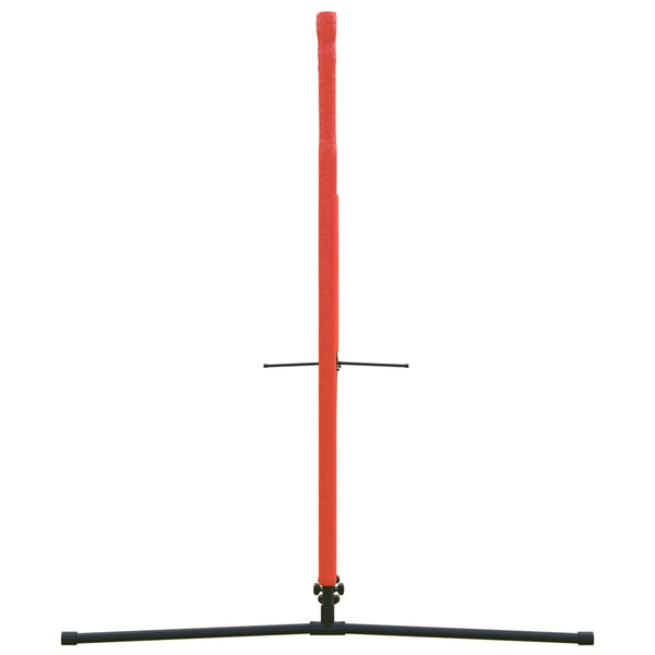 Tennisnetz 500cm Schwarz-Rot