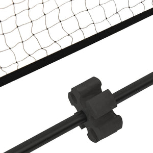 Tennisnetz 500cm Schwarz-Rot