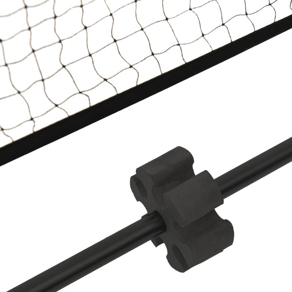 Tennisnetz 500cm Schwarz-Rot
