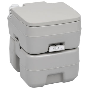 vidaXL Portable Camping Toilet with Sink