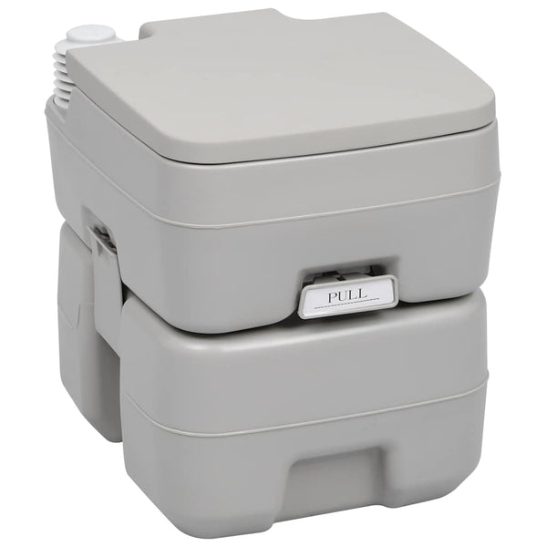 vidaXL Portable Camping Toilet with Sink