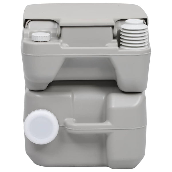vidaXL Portable Camping Toilet with Sink