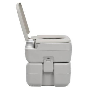vidaXL Portable Camping Toilet with Sink