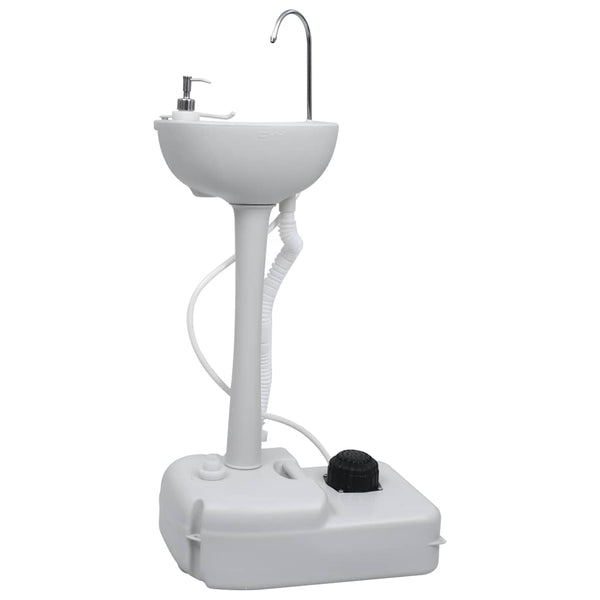 vidaXL Portable Camping Toilet with Sink