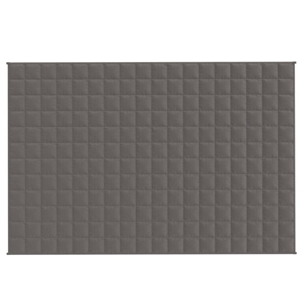 vidaXL Weighted Blanket Grey 122x183 cm 5 kg Fabric
