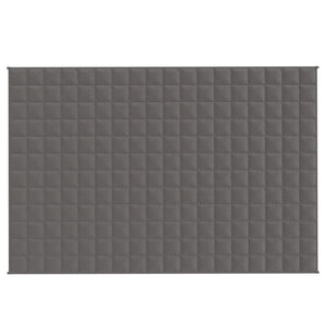 vidaXL Weighted Blanket Grey 122x183 cm 9 kg Fabric