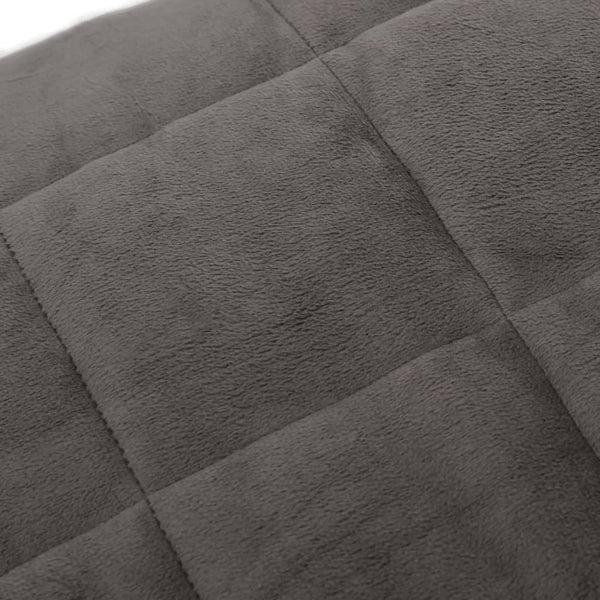 vidaXL Weighted Blanket Grey 137x200 cm 6 kg Fabric