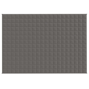 vidaXL Weighted Blanket Grey 135x200 cm 10 kg Fabric