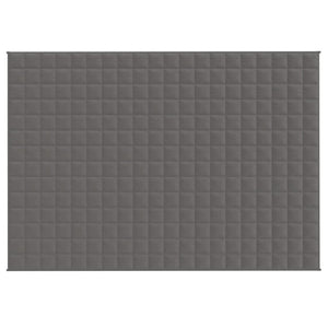 vidaXL Weighted Blanket Grey 140x200 cm 10 kg Fabric