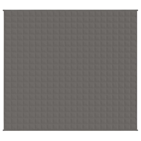 vidaXL Weighted Blanket Grey 200x220 cm 9 kg Fabric