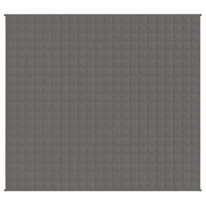vidaXL Weighted Blanket Grey 200x230 cm 9 kg Fabric