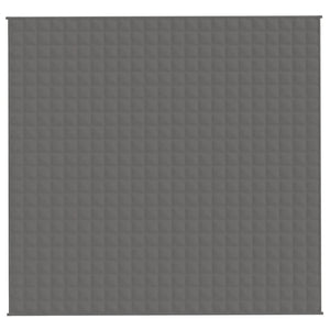vidaXL Weighted Blanket Grey 220x230 cm 11 kg Fabric