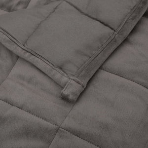 vidaXL Weighted Blanket Grey 220x230 cm 11 kg Fabric