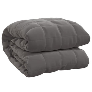 vidaXL Weighted Blanket Grey 220x240 cm 11 kg Fabric