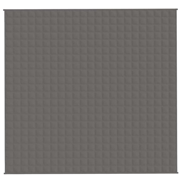 vidaXL Weighted Blanket Grey 220x240 cm 11 kg Fabric
