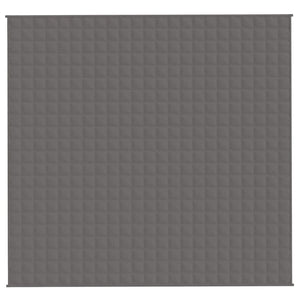 vidaXL Weighted Blanket Grey 220x230 cm 15 kg Fabric