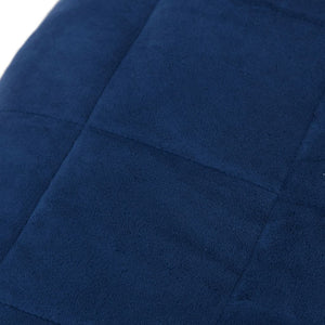 vidaXL Weighted Blanket Blue 135x200 cm 10 kg Fabric