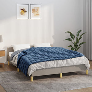 vidaXL Weighted Blanket Blue 135x200 cm 10 kg Fabric