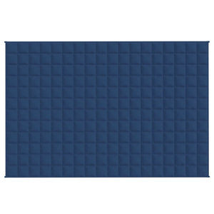 vidaXL Weighted Blanket Blue 137x200 cm 10 kg Fabric