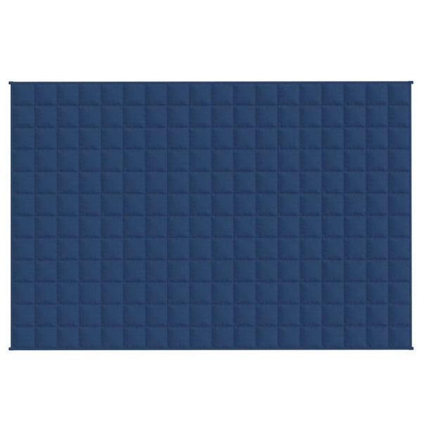 vidaXL Weighted Blanket Blue 137x200 cm 10 kg Fabric