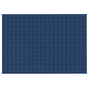vidaXL Weighted Blanket Blue 140x200 cm 10 kg Fabric