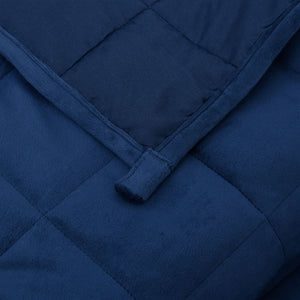 vidaXL Weighted Blanket Blue 140x200 cm 10 kg Fabric