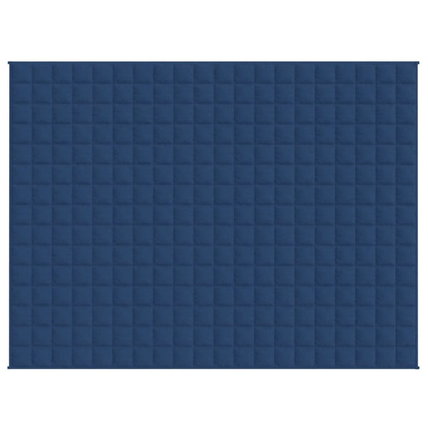 vidaXL Weighted Blanket Blue 152x203 cm 11 kg Fabric