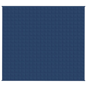 vidaXL Weighted Blanket Blue 200x220 cm 9 kg Fabric