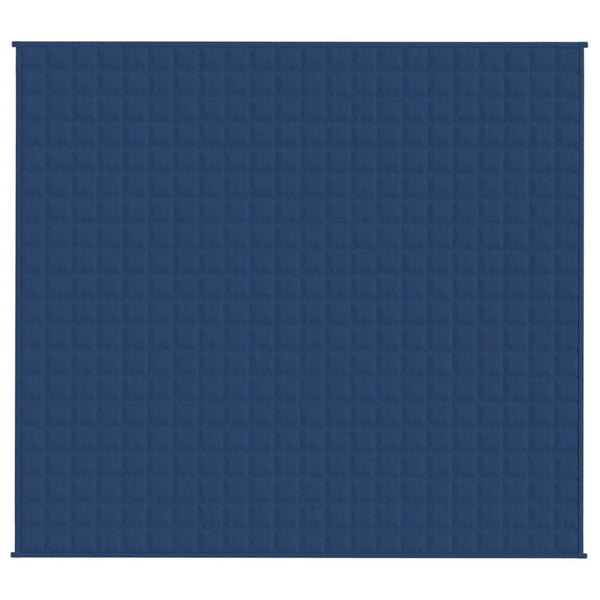 vidaXL Weighted Blanket Blue 200x220 cm 9 kg Fabric