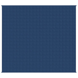 vidaXL Weighted Blanket Blue 220x230 cm 11 kg Fabric
