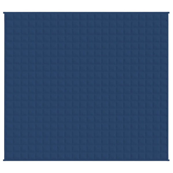 vidaXL Weighted Blanket Blue 220x230 cm 11 kg Fabric