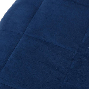 vidaXL Weighted Blanket Blue 220x240 cm 11 kg Fabric