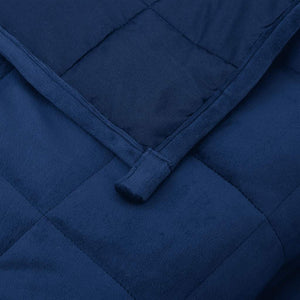 vidaXL Weighted Blanket Blue 220x240 cm 11 kg Fabric