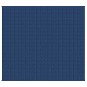 vidaXL Weighted Blanket Blue 220x230 cm 15 kg Fabric